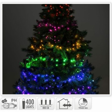 Wreath of LED Lights Lifetime 8 m Multicolour