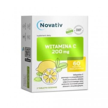 Medicinae Novativ Witamina C 200mg, 60 tabletek powlekanych