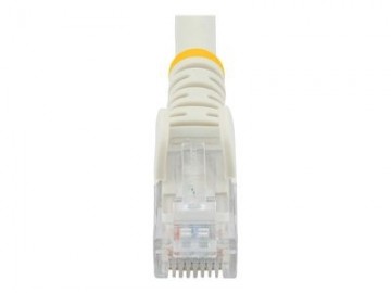 StarTech.com 50cm CAT6 Ethernet Cable, 10 Gigabit Snagless RJ45 650MHz 100W PoE Patch Cord, CAT 6 10GbE UTP Network Cable w|Strain Relief, White, Fluke Tested|Wiring is UL Certified|TIA - Category 6 - 24AWG (N6PATC50CMWH) - network cable - 50 cm - white