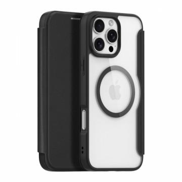 Dux Ducis Skin X Pro Case for iPhone 16 Pro Max with MagSafe and Flip - Black