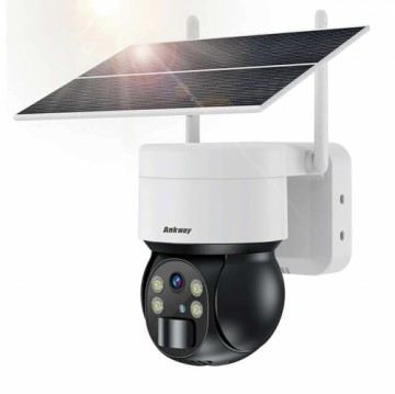 Choetech ASC006-WF solar intelligent PTZ WiFi camera with 5W solar panel - white