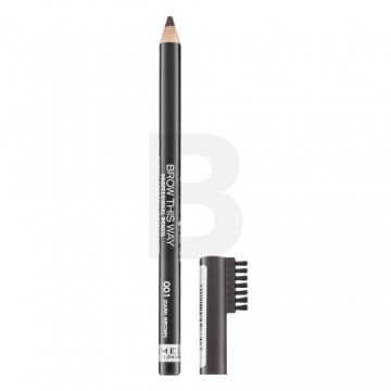 Rimmel London Brow This Way 001 Темно-коричневый карандаш для бровей 1,4 г