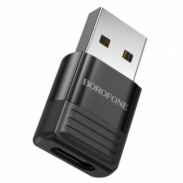 Borofone Adapter BV18 - USB to Type C - black