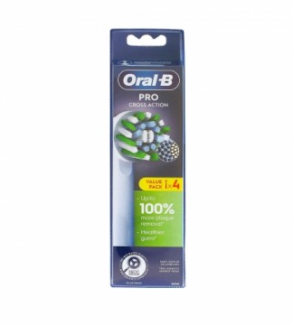 Oral-B Pro Cross Action Replacement Brush Heads 4pcs