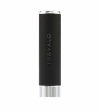 Travalo Walzer refillable perfume atomizer 5 ml Leather Black