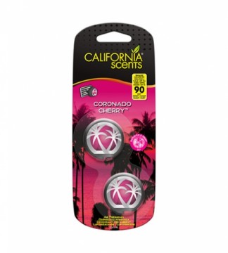 California Scents Mini Diffuser Coronado Cherry car fragrance 2 x 3 ml