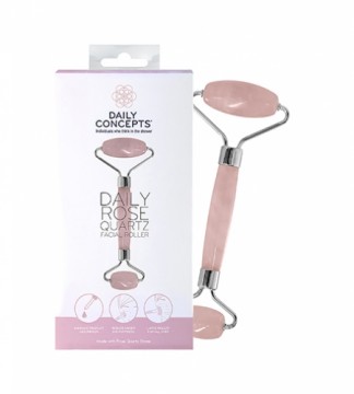 Daily Concepts Daily Rose Quartz Facial Roller Massage Roller