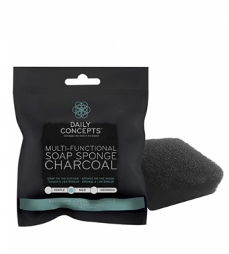 Daily Concepts Charcoal Multi-Functional Soap Sponge 45 g