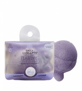 Daily Concepts Baby's Lavender Konjac Sponge Baby Bathing Sponge