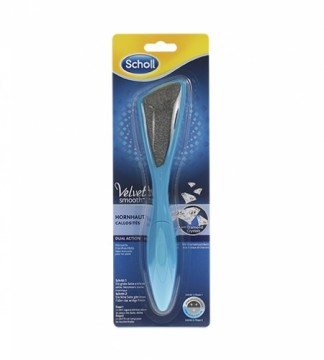 Scholl Velvet Smooth Dual Action Manual Foot File with Diamond Crystals