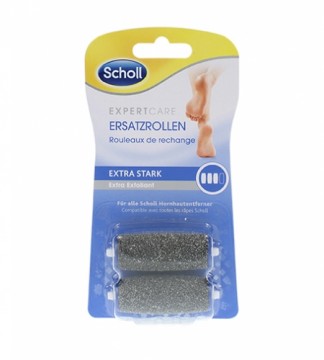 Scholl Velvet Smooth Extra Coarse Roller Heads with Diamond Crystals 2pcs