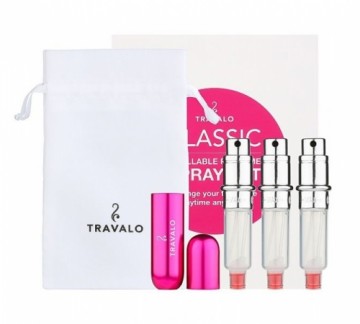 Travalo Classic HD refillable perfume sprayer gift setHot Pink