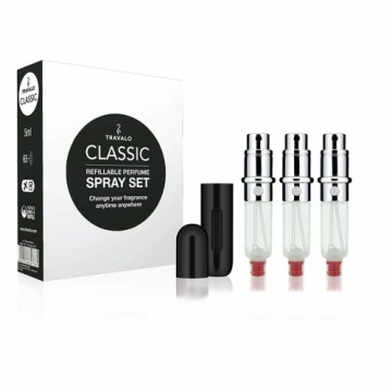 Travalo Classic HD refillable perfume sprayer gift setBlack