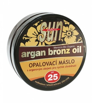 Vivaco SUN Argan Bronz Oil suntan butter with organic argan oil spf 25 200 ml