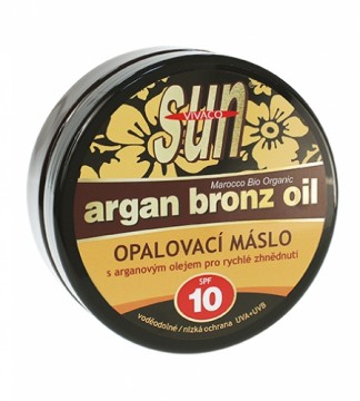 Vivaco SUN Argan Bronz Oil suntan butter with organic argan oil spf 10 200 ml