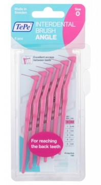 TePe Angle interdental brushes 0,4mm 6 pcs