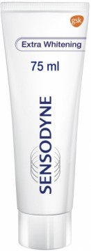 Sensodyne Extra Whitening toothpaste with a whitening effect for sensitive teeth 75 ml