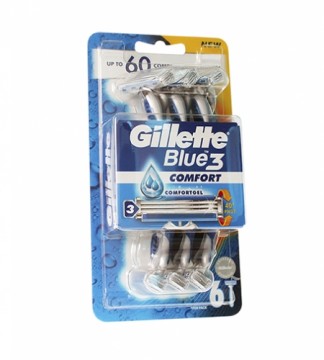 Gillette Blue3 disposable razor 6pcs for men