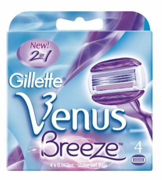 Gillette Venus Breeze spare blades 4pcs for women