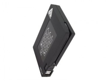 Apricorn Hard Drive A25-3PL256-2000F - 2 TB - USB 3.0 - Black