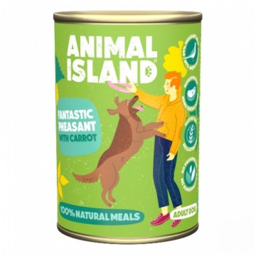 ANIMAL ISLAND Pheasant with carrots - wet dog food - 400 g