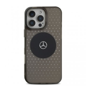 Mercedes PC|TPU Star Pattern MagSafe Case for iPhone 16 Pro Max Black