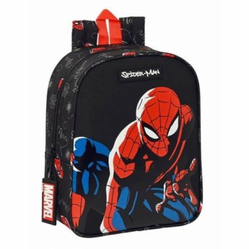 Bērnu soma Spider-Man Hero Melns 22 x 27 x 10 cm