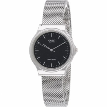 Unisex Watch Casio VINTAGE Black Silver (Ø 35 mm)