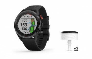 Garmin Approach S62 Smartwatch and CT10 Bundle, Black