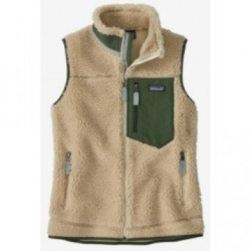 Patagonia Veste W CLASSIC Retro-X Vest XL Dark Natural/Torrey Pine Green