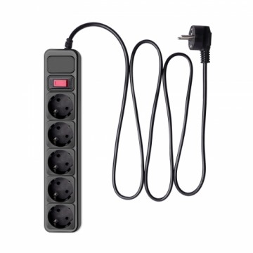 Surge Protector Akyga AK-SP-06B 5 German Sockets CEE 7|3 (Type F) 3 m