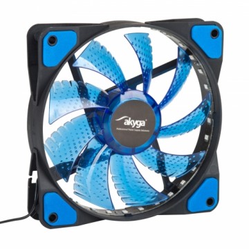 System fan Akyga AW-12E-BL 120mm 33 LED blue Molex