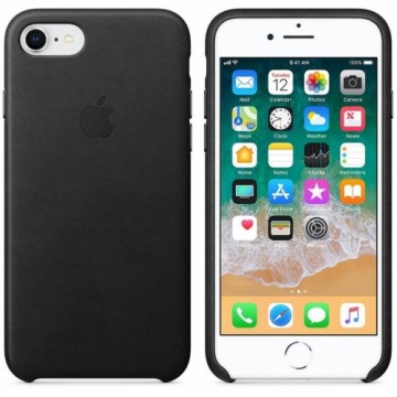 MQH92ZM|A Apple Leather Cover for iPhone 7|8|SE2020|SE2022 Black