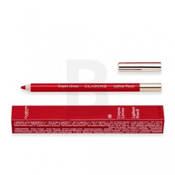 Clarins Lipliner Pencil konturējošs lūpu zīmulis ar mitrinošu efektu 06 Red 1,2 g