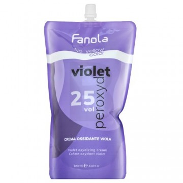 Fanola No Yellow Color Violet Peroxyde developing emulsion for neutralization of yellow tones 7% 25 Vol. 1000 ml