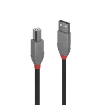 Lindy USB 2.0 Kabel Typ A|B Anthra Line 1m