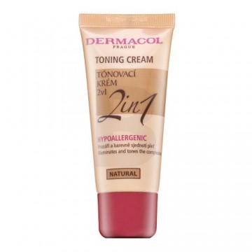 Dermacol tonizējošais krēms 2in1 - dabīgs 30 ml