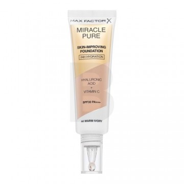 Max Factor Miracle Pure Skin 44 Warm Ivory ar mitrinošu efektu 30 ml