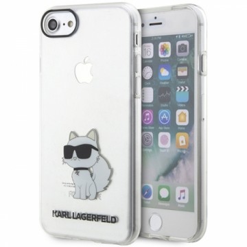 Karl Lagerfeld IML Choupette NFT Case for iPhone 7|8|SE2020|SE2022 Transparent