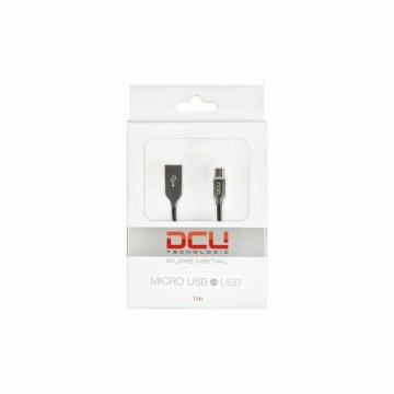 Dcu Tecnologic Универсальный кабель USB-MicroUSB DCU 30401295 Серый 1 m