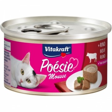 Kaķu barība VITAKRAFT Poésie Mousse Beef  85g