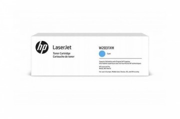 Original Toner Cyan HP Color LaserJet Color Pro M454, M479, MFP M454, MFP M479, Enterprise M455, MFP M480, Managed E45028, E47528 (415XH W2031XH), kompatybilne z W2031X