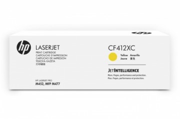 Original Toner Yellow HP Color LaserJet Pro M377, M452, M477 (410XC CF412XC), kompatybilne z CF412X