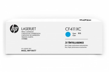 Original Toner Cyan HP Color LaserJet Pro M377, M452, M477 (410XC CF411XC), kompatybilne z CF411X