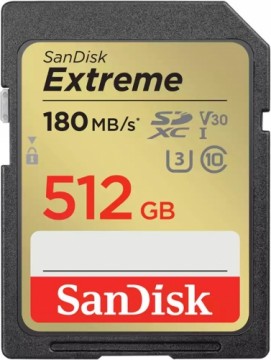 Sandisk memory card SDXC 512GB Extreme