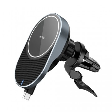 WIWU car holder CH-315 with inductive charging black 15W