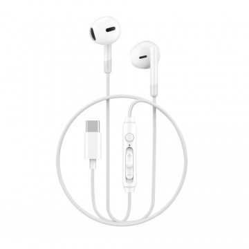 WIWU wired earphones EB314 USB-C white