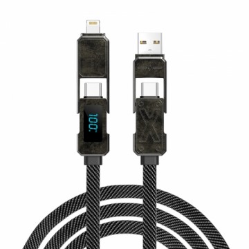 WIWU X series charging cable Wi-C039 A+C-C+L 100W, 150cm