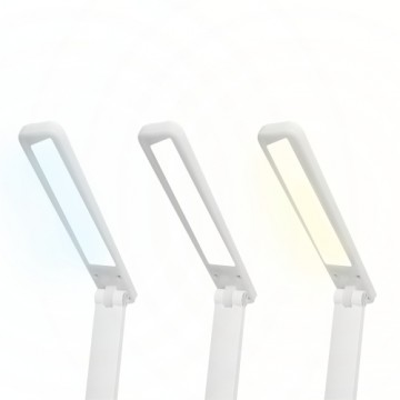 LED desk Lamp 3W, 3000|4500|6000K, adjustable, 1200mAh, white,  LTC