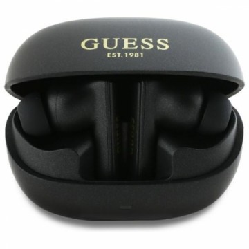 Guess słuchawki Bluetooth GUTWST88MCTGK   TWS + stacja dokująca czarny|black Capsule Printed Logo